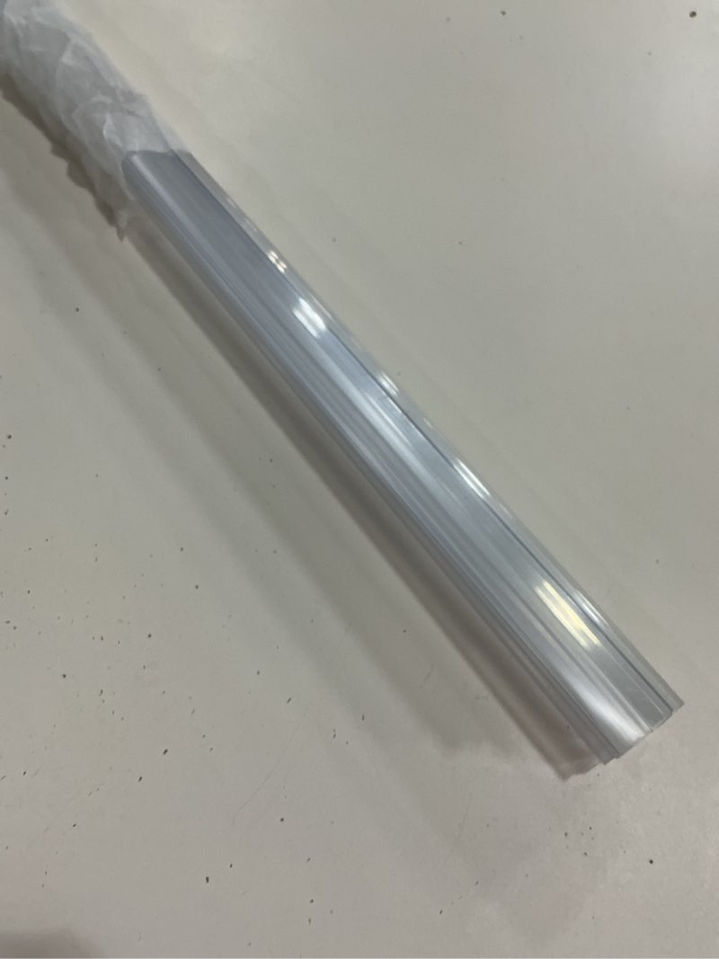 Condition photo showing New/Like New for sliding shower door bottom seal, 2 pcs 1/4" x 36" sliding shower door sweep for 1/4 inch glass, frameless glass door seal strip stop shower leaks and create a water barrier for 1/4" glass