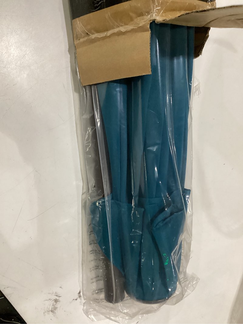 Condition photo showing Good Condition for jearey 7.5 ft patio umbrella, market umbrella with tilt crank,lake blue