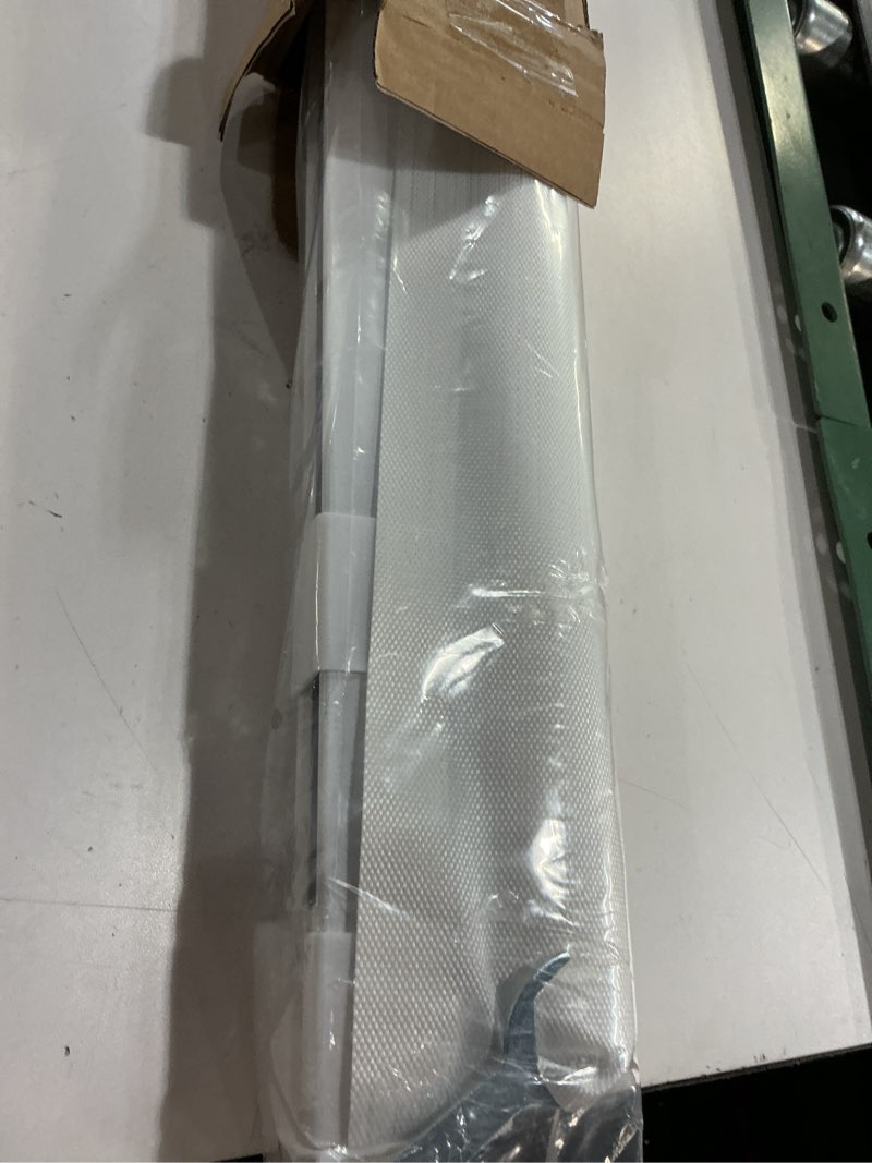 Condition photo showing Good Condition for No Drill Cordless Zebra Blinds for Windows, Linen High Precision Fabrics, 47" W x 72" H Linen White Linen White 47" W x 72" H