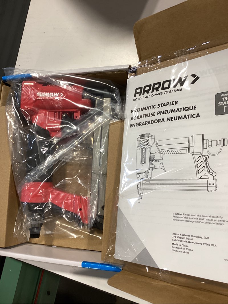 Condition photo showing Good Condition for arrow pt50 18 -gauge 3/8-in medium crown finish pneumatic stapler