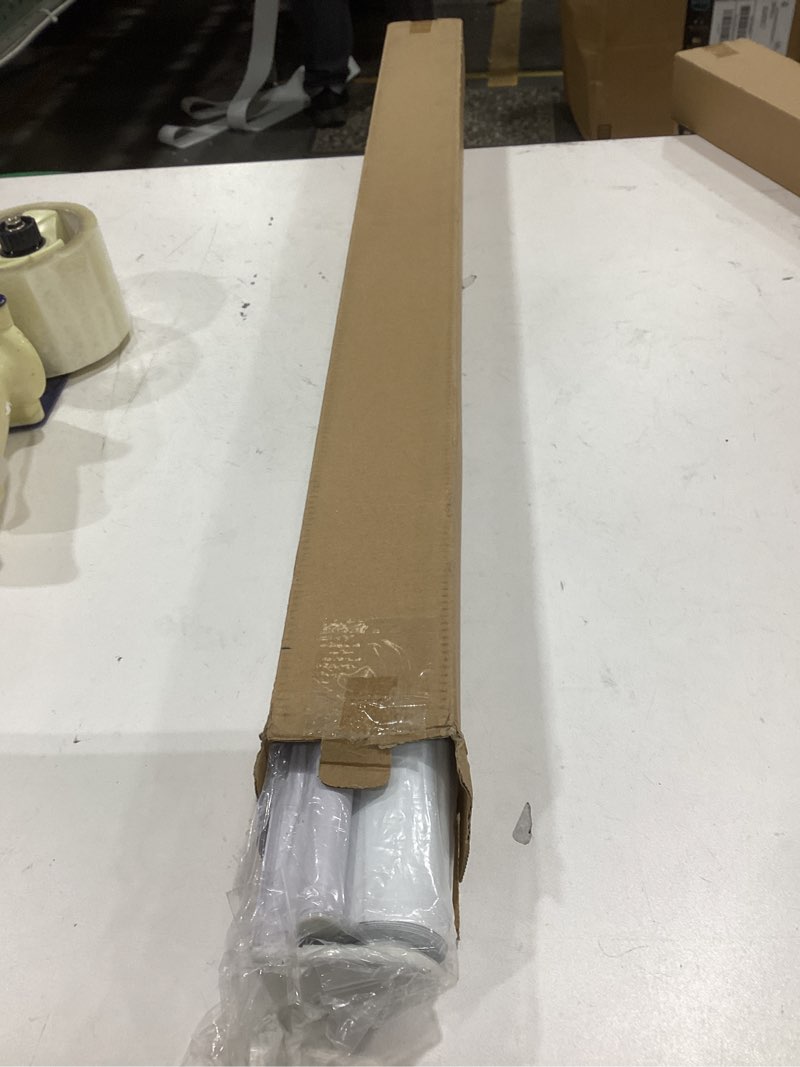 Condition photo showing Good Condition for chrisdowa cordless blackout roller shades for windows, thermal insulated uv protection pull down shades, total blackout window blinds for home, office, bedroom, door (31" w x 72" h, white) 31"w x 72"h white