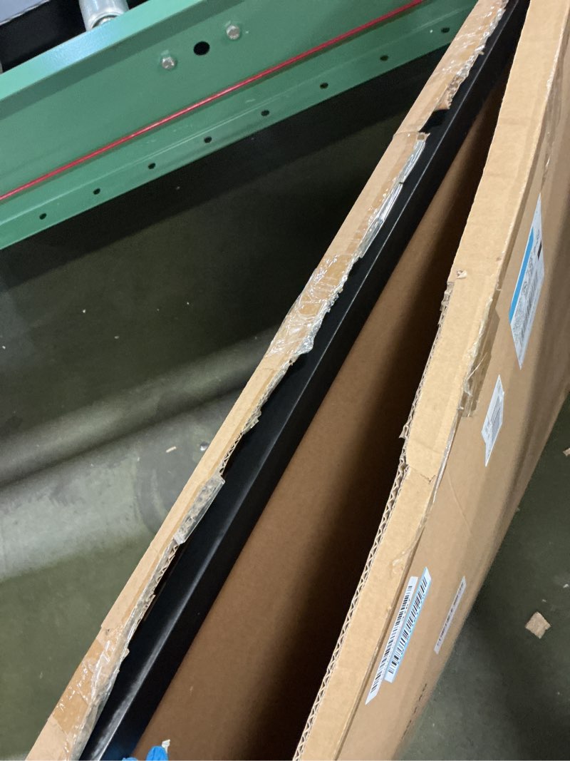 Condition photo showing As Is for 30x40 Picture Frame Black, with HD Plexiglass Durable and Scratch-proof for Horizontal or Vertical Wall Mounting, 1 Pack Black 30x40