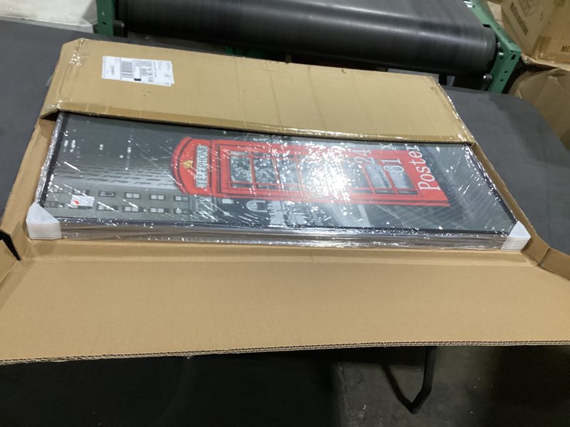 Condition photo showing Good Condition for qutrey 24x36 poster frames 6 packs, black frames 24x36 for wall gallery, display 24 by 36 posters, photos & art prints vertically or horizontally