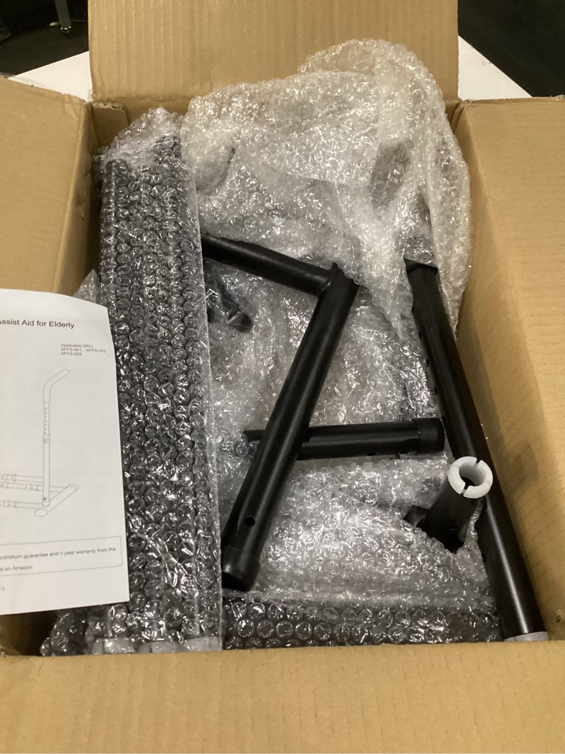 Condition photo showing Good Condition for couch stand assist aid for elderly, sofa chair lift assist devices for seniors sit to stand, standing aids & supports, pregnancy, disabled, floor gap height ? 1.4" leg gap ?24", black