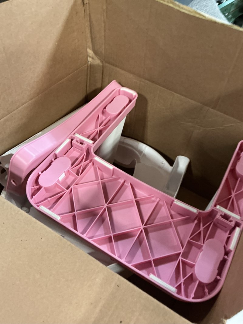 Condition photo showing Good Condition for Potty Training Seat, Upgrade Toddler Toilet Seat for Kids Boys Girls, 2 in 1 Potty Training Toilet, Splash Guard Anti-Slip Pad Step Stool Pink