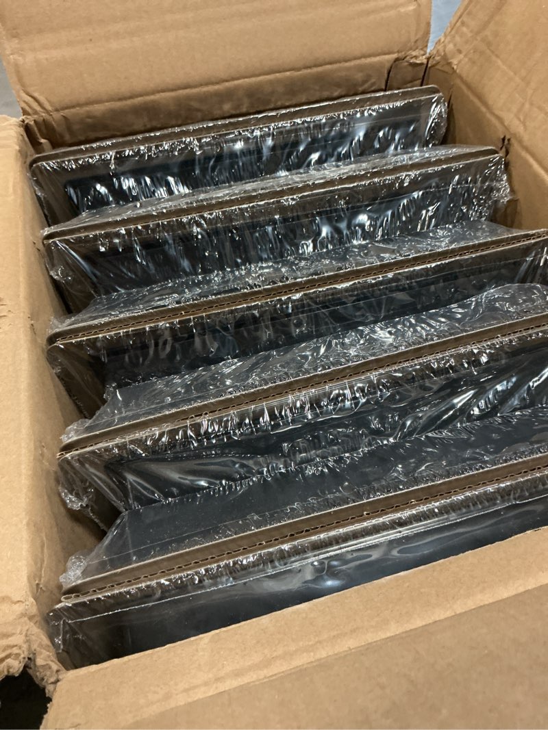 Condition photo showing Good Condition for floor register 4x10, floor vent covers, heavy duty steel walkable floor vents, for sidewall and floor, brown 10 pack 4" x 10" 10pcs brown