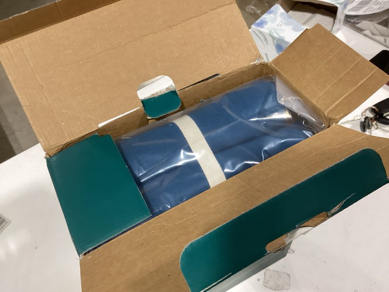 Condition photo showing New/Like New for bestouch duvet cover set 100% washed cotton linen feel super soft comfortable chic lightweight 2 pcs home bedding set solid dark blue twins similiar product/twin xl dark blue (no comforter) twin/twin xl (68\" x 90\")