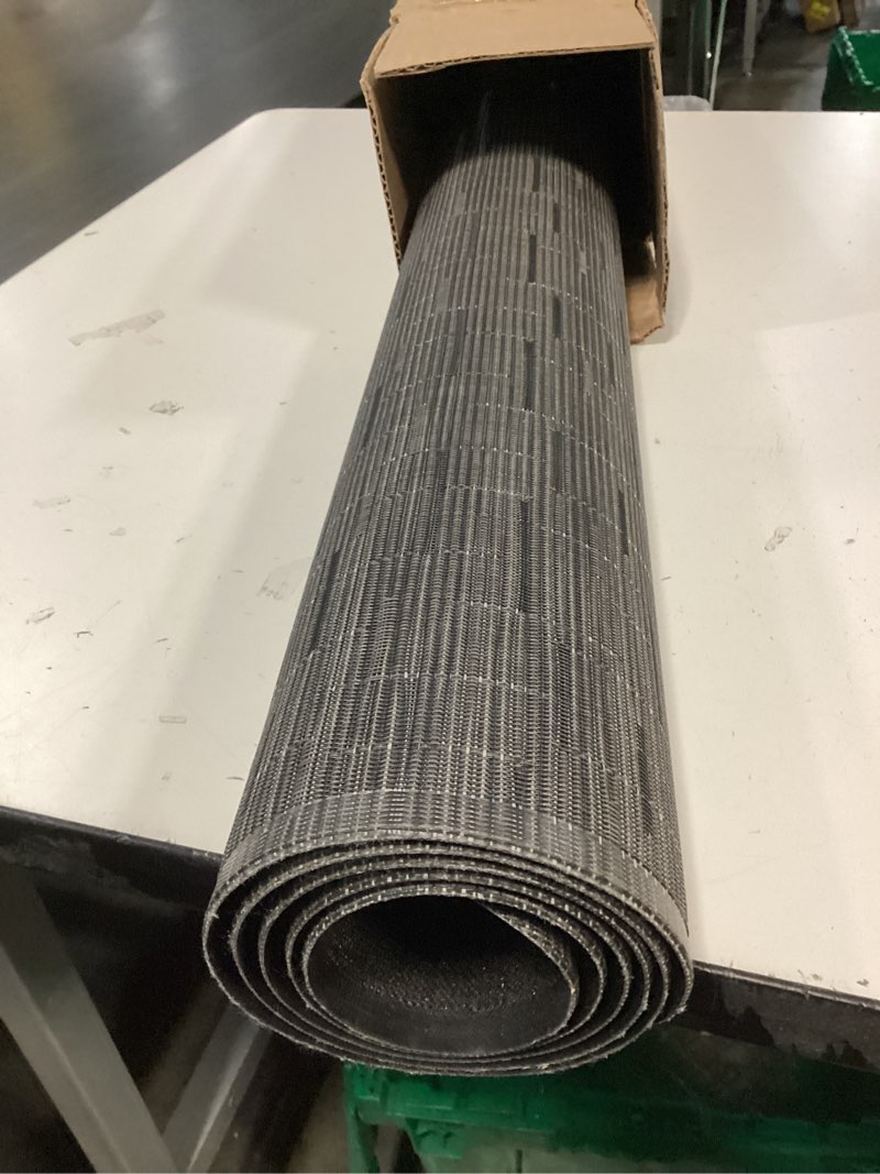 Condition photo showing Good Condition for Blvornl Office Chair Mat for Hardwood Floor, 45"*53.1" Desk Computer Mat for Hard Wood, Large Anti-Slip Hard Floor Protector Rolling Chair Mat, PVC Desk Rug for Office Black 45"*53.1" Black