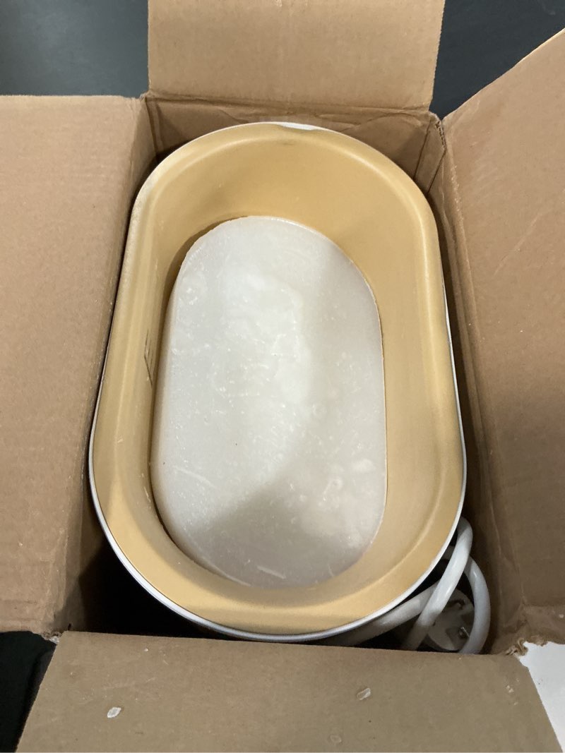 Condition photo showing As Is for therabath professional thermotherapy tb6 paraffin wax bath - limited edition white & gold bath - helps relieve arthritis & muscle stiffness - for hands, feet, & body - made in usa - 6 lb. scentfree white/gold