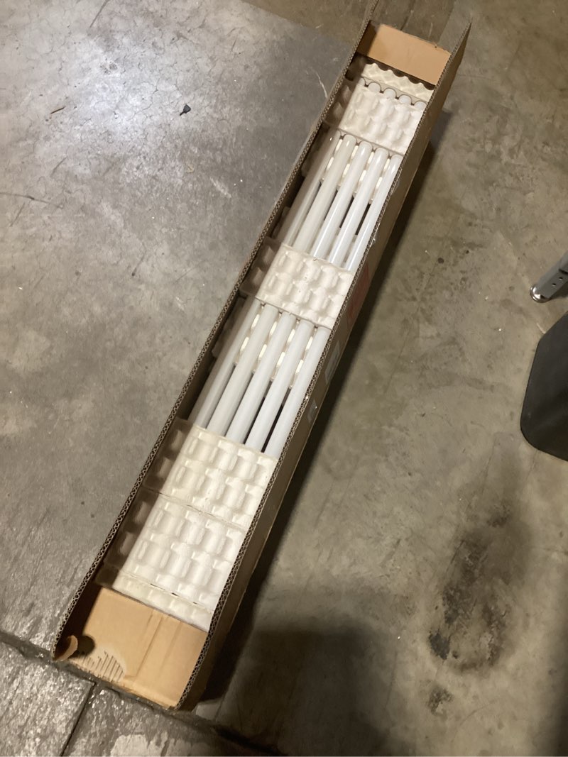 konideke 25 pack t8 fluorescent bulbs 4 foot, f32t8/865 fluorescent light bulb 48 inch 32 watt 6500k