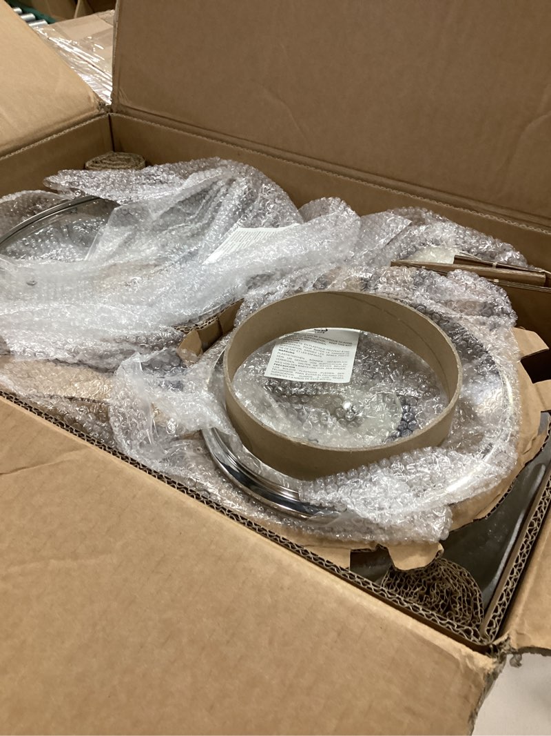 Condition photo showing Good Condition for CAROTE 21Pcs Pots and Pans Set, Nonstick Cookware Sets, White Granite Induction Cookware Non Stick Cooking Set w/Frying Pans & Saucepans(PFOS, PFOA Free) Cream White 21 Piece