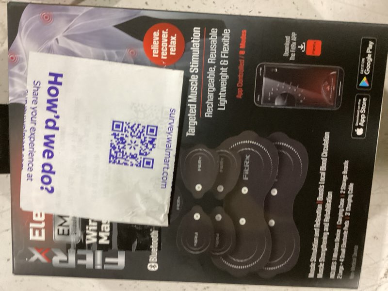 Condition photo showing Good Condition for fitrx electrode wireless massager - rechargeable tens unit muscle stimulator with app control