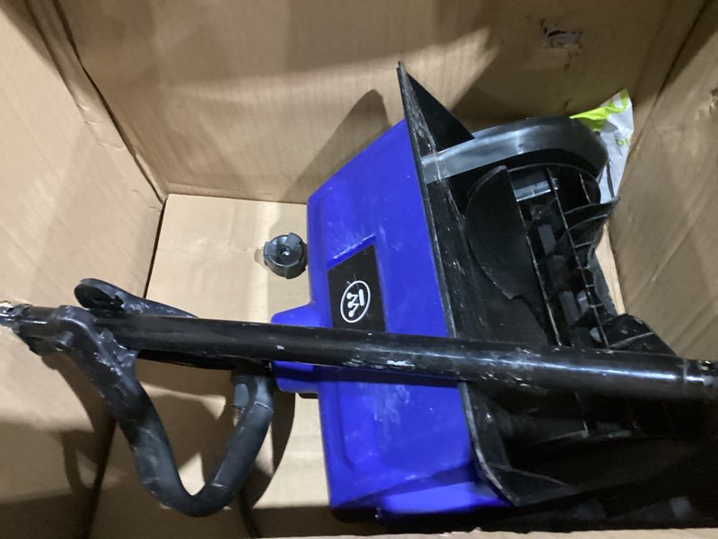 Condition photo showing As Is for Westinghouse WSnow18 Corded Snow Blower 18 Inch, Dual LED Lights, Electric Snow Blower with 25ft Throwing Distance, Plows 650lbs/min, Adjustable Chute