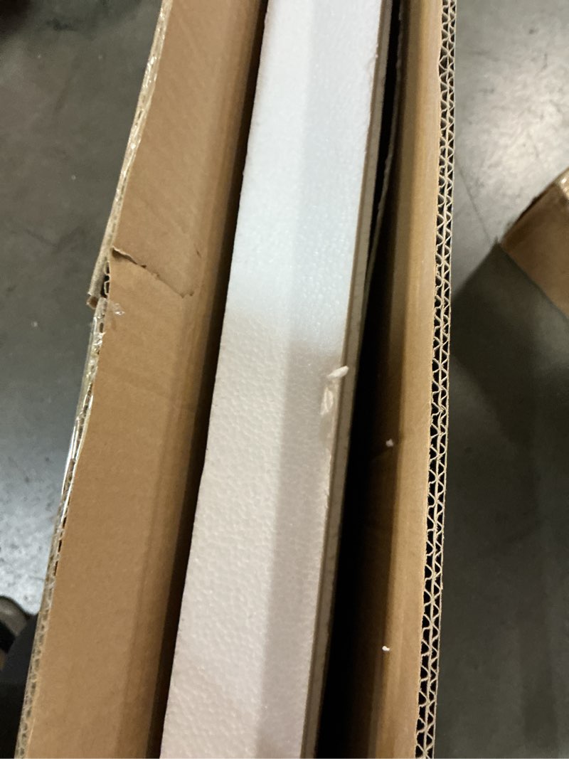 Condition photo showing New/Like New for Rattan Rectangular Mirror 24x36, Boho Decorative Wall Mirror for Bathroom, Farmhouse Vanity Mirror for Nursery, Bedroom, Living Room Decor, Nursery & Children's Room Rectangular 36"L x 24"W