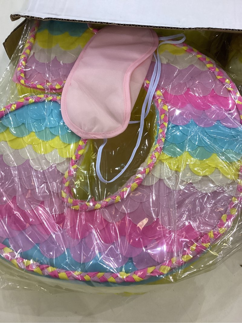 Number 5 Pinata for Birthday Party Decorations, Unicorn Mermaid Theme Pink Piñata Games Toy (5th)