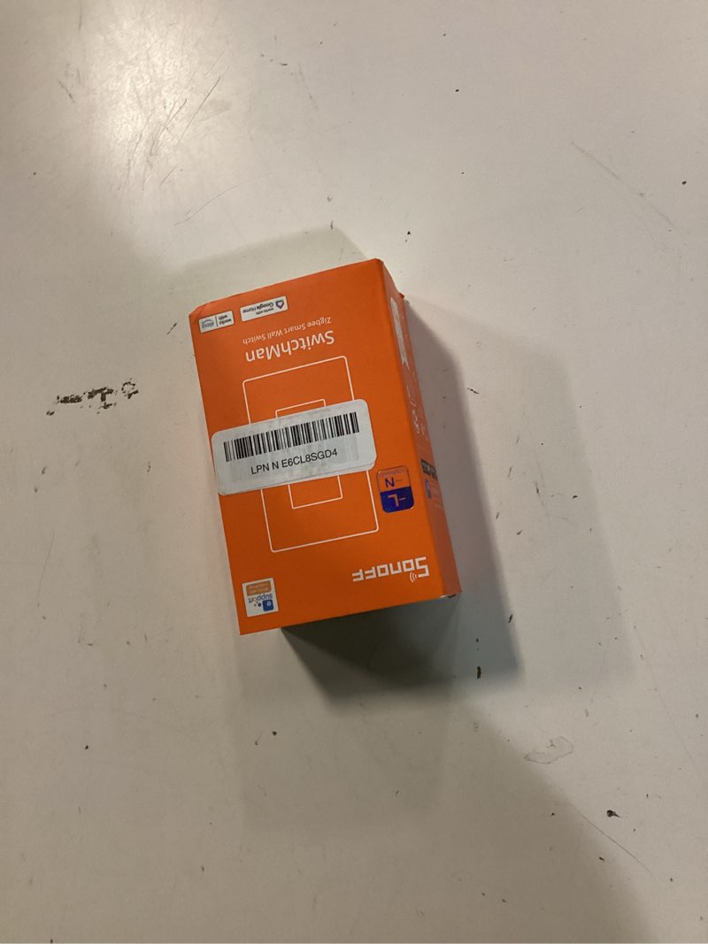 Condition photo showing New/Like New for sonoff zigbee smart light switch, required sonoff zigbee hub, interruptor inteligente, smart switch no neutral or with neutral, voice control with alexa google home, zigbee switch zbm5-1c-120w 1-gang