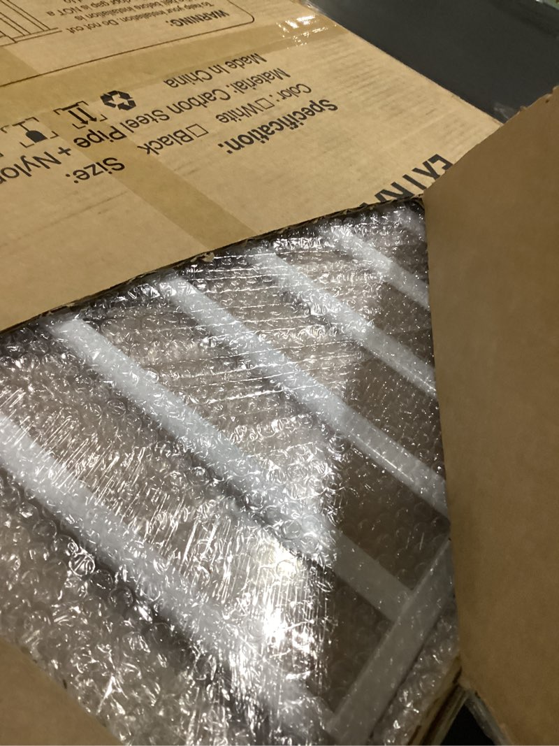 Condition photo showing Good Condition for 41'' extra tall baby gate for large dogs pets indoor no jumping over, 30-32.6'' wide heavy duty puppy gate for doorways, pressure mounted metal gate for child toddler no tools needed(white) white-41"tall 30''-32.6''wide