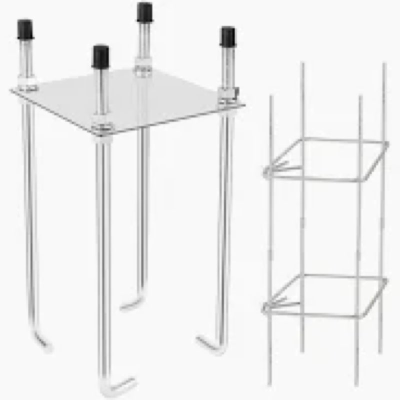 Basketball Hoop Anchor Kit, JUKFITA 7 Inch Ground Anchor for Hoop Reinforcement & Easy Installation