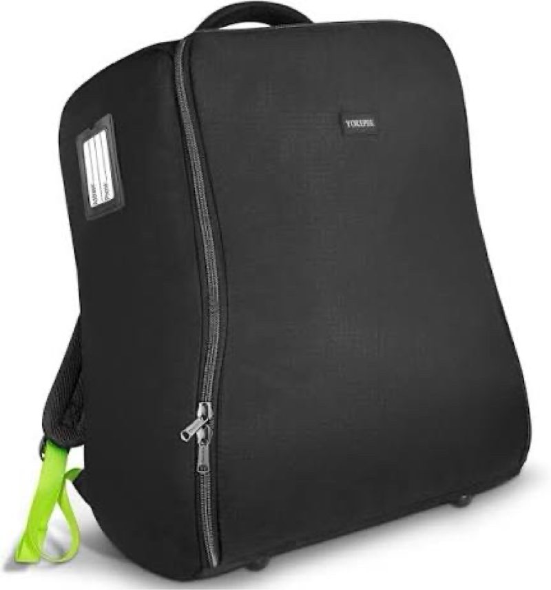 yorepek padded stroller bag for airplane travel fits for uppababy minu,minu v2,minu v3, gate check stroller bag with large inner mesh pocket, sturdy stroller storage backpack for accessories