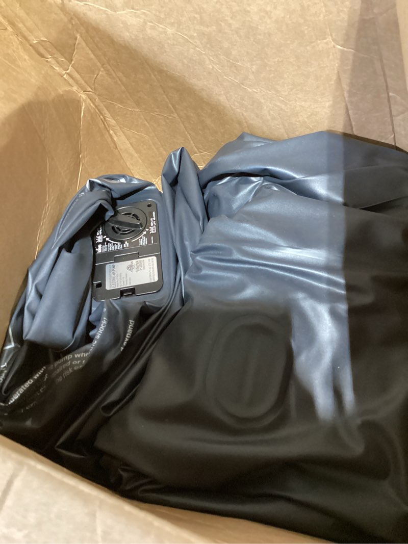Condition photo showing Good Condition for dura-beam comfort plush high-rise inflatable air mattress with built in pump for travel and camping, 600lb weight capacity 22\\\" grey