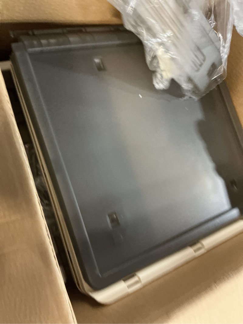 Condition photo showing Good Condition for Under Bed Storage Containers, Stackable Under Bed Rolling Storage Plastic Containers, 11.5Gal Storage Bins with Wheels, Multi-purpose Storage Bins with Lids for Clothes, Shoes, And Duvets 11.5Gal - 2 Pack