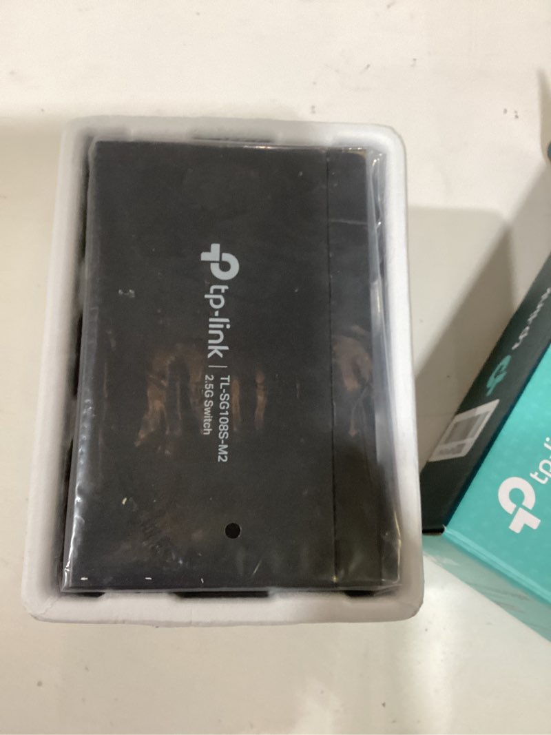 Condition photo showing Good Condition for tp-link tl-sg108s-m2 | 8-port multi-gigabit 2.5g ethernet switch | unmanaged network switch | ethernet splitter | plug & play | desktop/wall mount | silent operation