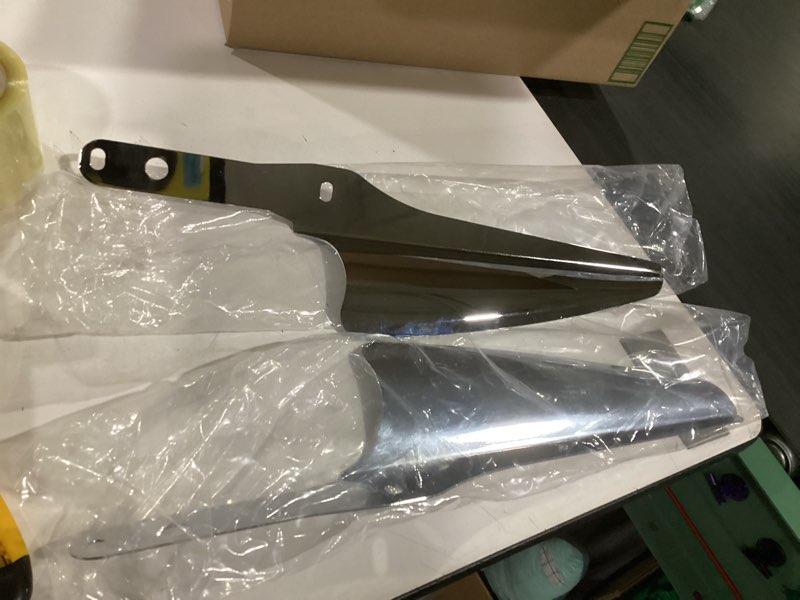Condition photo showing Good Condition for motorcycle chrome front fork mount wind deflectors windscreen fairing compatible with touring road king street glide cvo 1995-2021 19