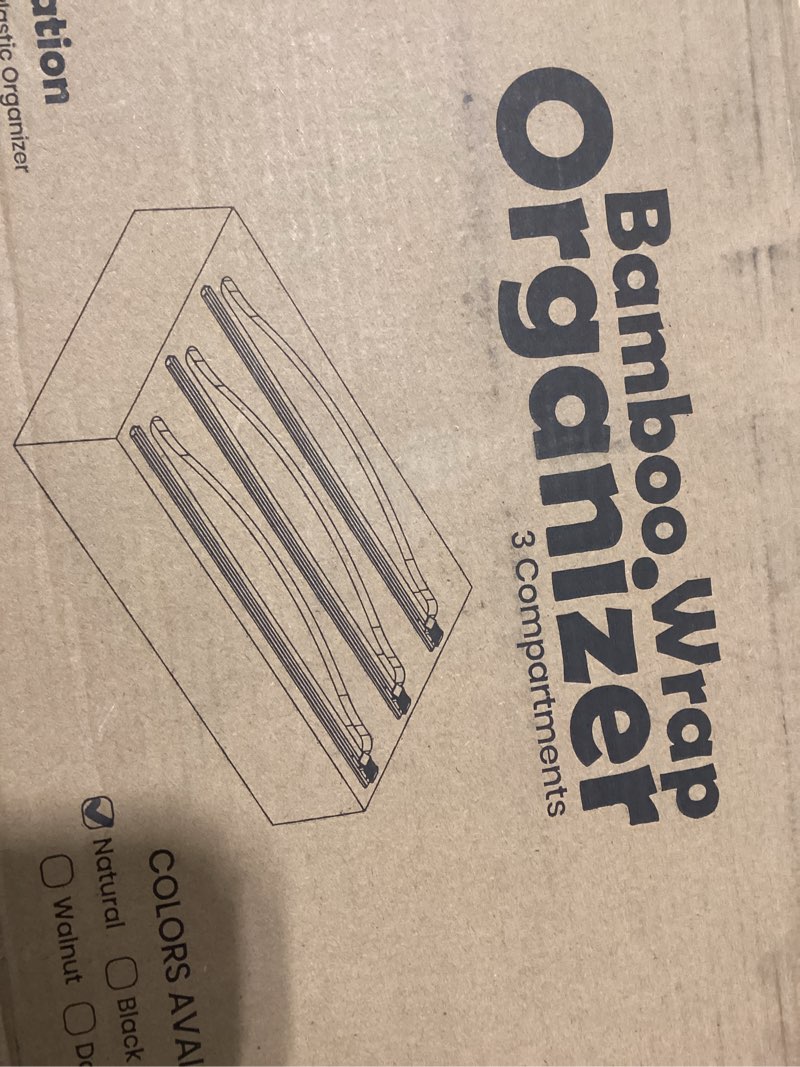 Condition photo showing Good Condition for Bamboo wrap origanizer