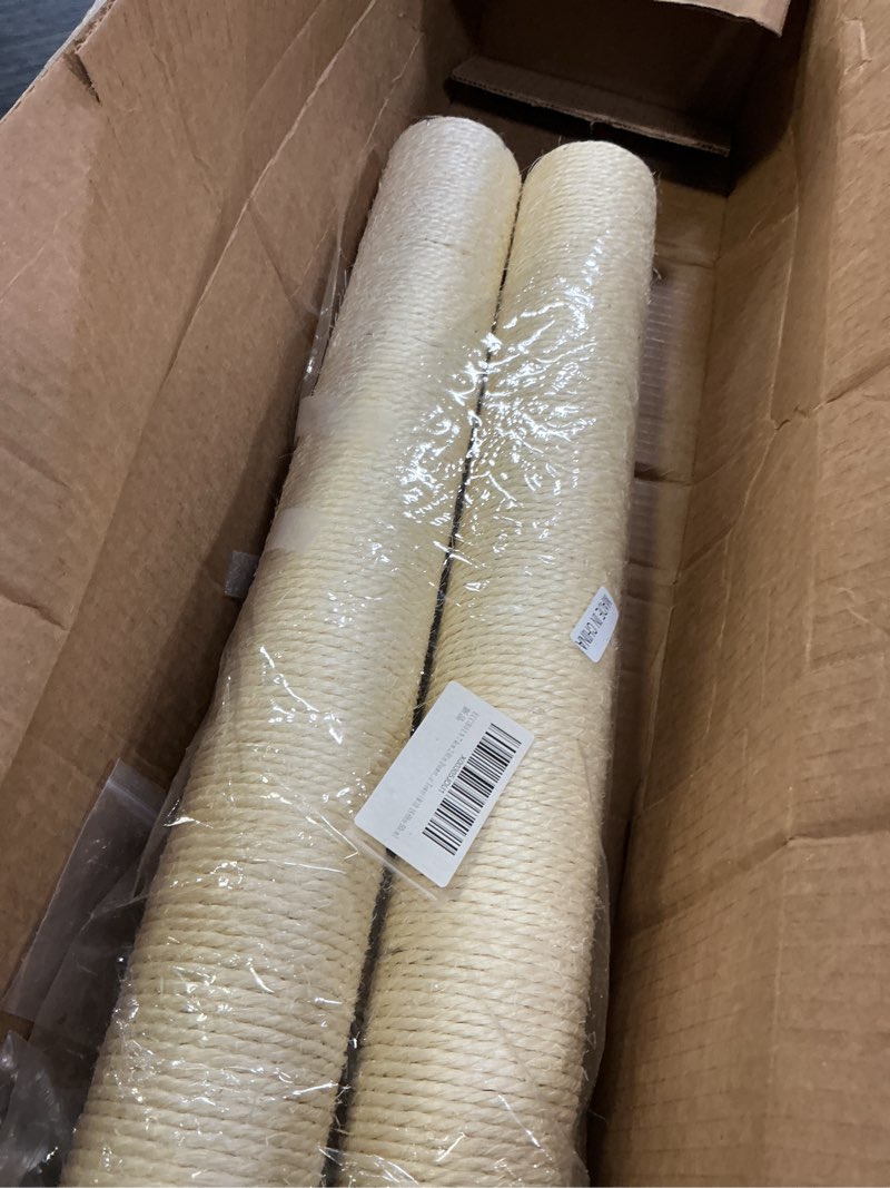 Condition photo showing Good Condition for cat scratching post replacement pole part for kittens and cat tree tower, 21.65in/55cm, m10 screws m10*2posts 21.65in/55cm