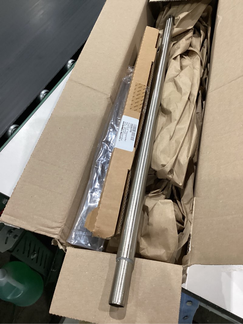 Condition photo showing As Is for 3.4–8 ft telescoping aluminum boat hook,lightweight aircraft-grade aluminum dock