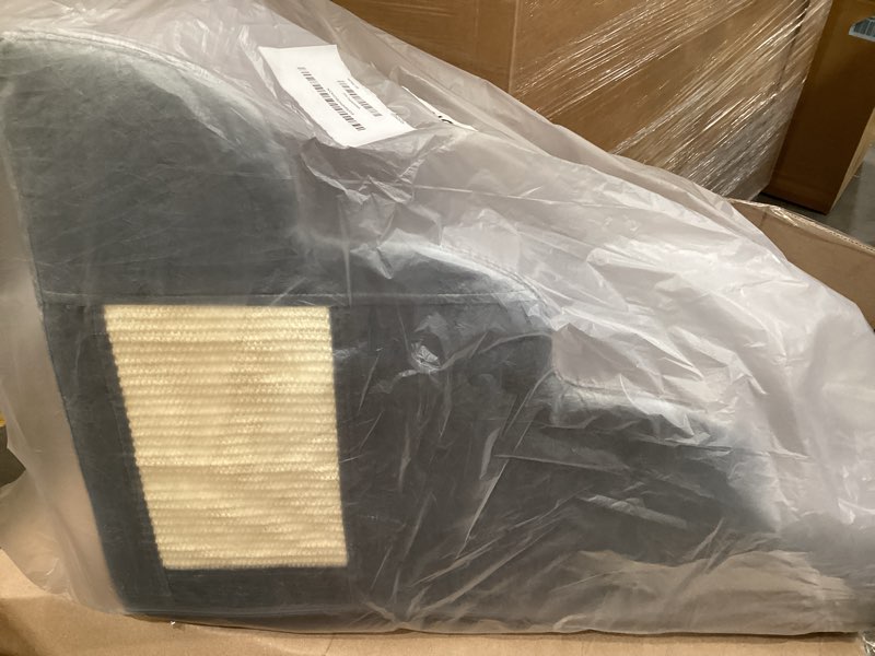 Condition photo showing Good Condition for dog stairs for small dogs, 4-step dog ramp for bed 19.7" h, dogs steps for bed, couch, pet stairs with non-slip bottom design, cat scratching, high density foam portable pet steps, indoor, grey grey 4 4-step 19.7"h