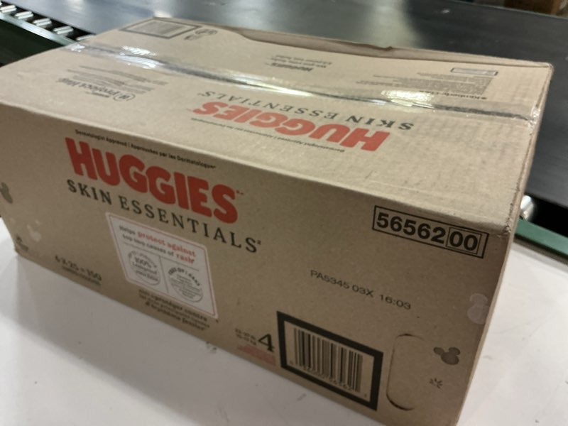 Condition photo showing New/Like New for Huggies Skin Essentials Luxury Diapers - Size 4 - 150ct