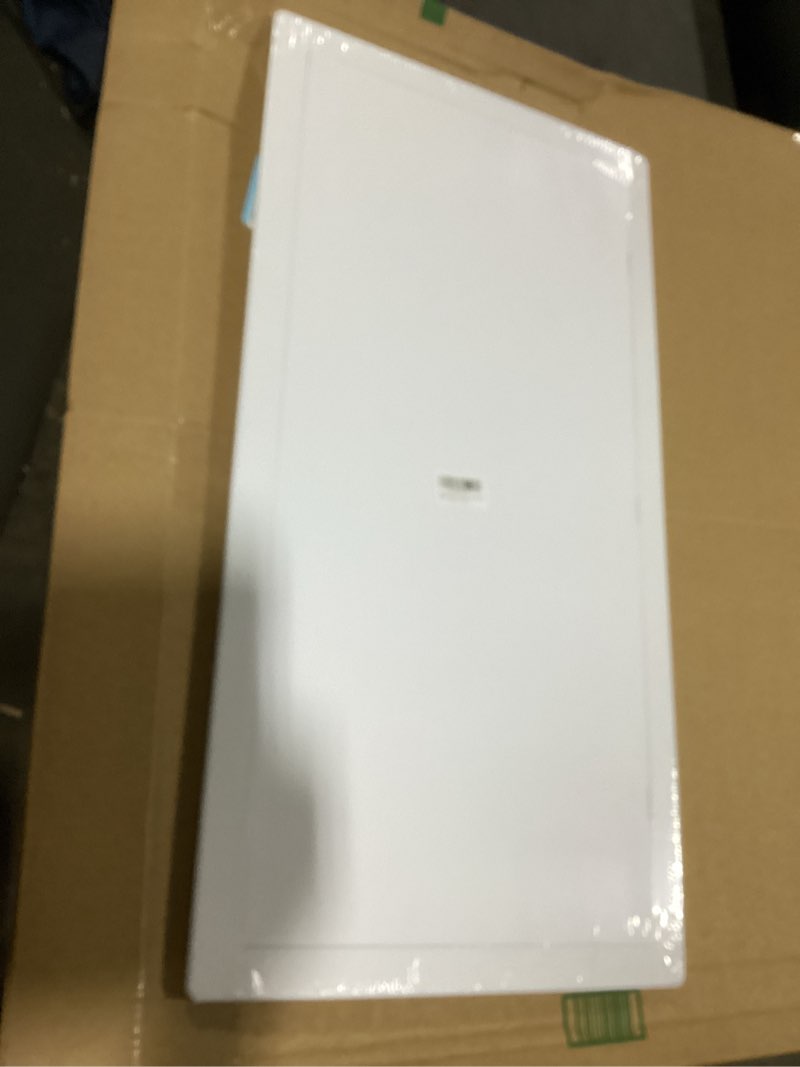 Condition photo showing New/Like New for plumbing access panel for drywall 14 x 29 inch plastic access door removable wall access panel ceiling reinforced hinged durable white