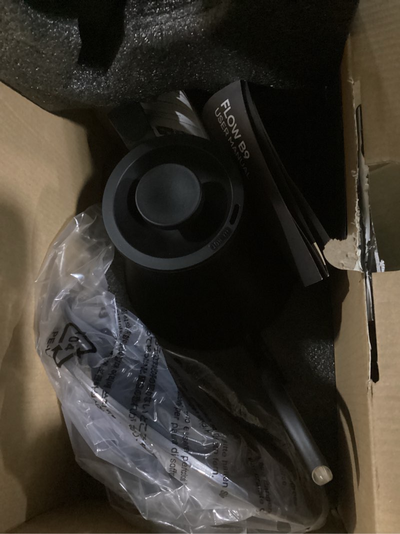 Condition photo showing Good Condition for Gooseneck Electric Kettle with ±1? Temperature Control for Pour Over Coffee & Tea, Quick Heating, BPA-Free Stainless Steel, Built-in Brew Timer, 1500W/0.9L (Ebony Black)