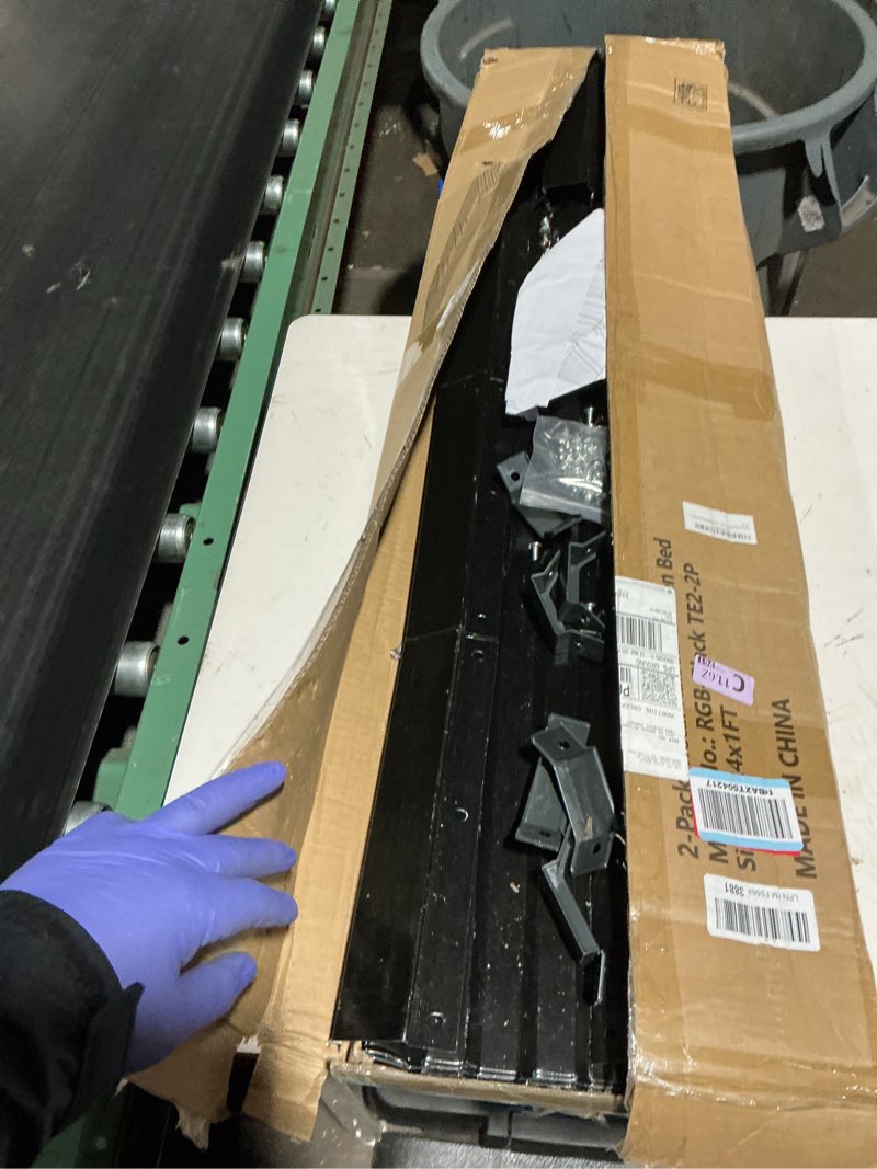 foxlang 12x4x1ft(2 pack) galvanized raised garden bed,outdoor planter box metal patio kit planting b