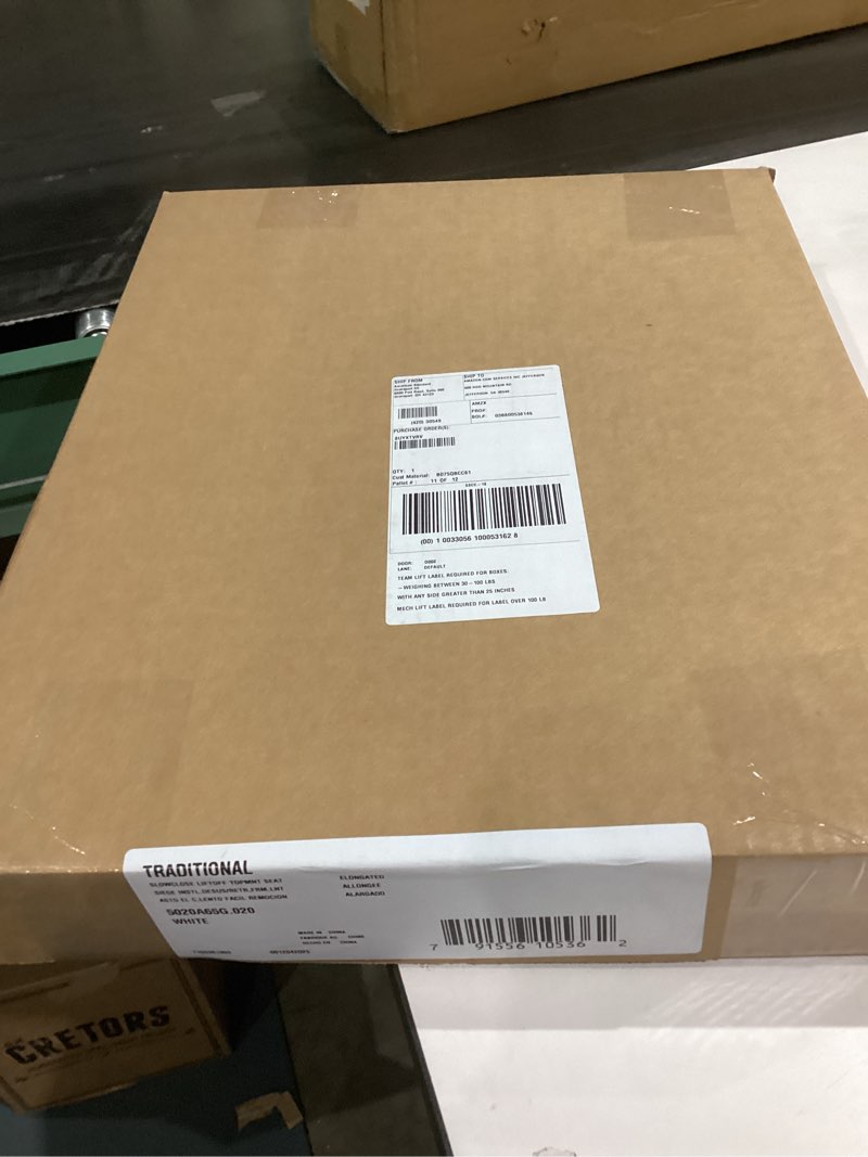 Condition photo showing Good Condition for American Standard 5020A65G.020 Traditional Slow Close Toilet seat, White