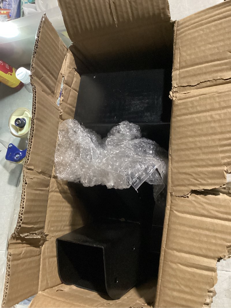 Condition photo showing As Is for BETOOL Swing Set Brackets - 2pcs A Frame Swing Bracket Hardware with All Mounting Accessories (Black) End Brackets(2Pcs-Black)