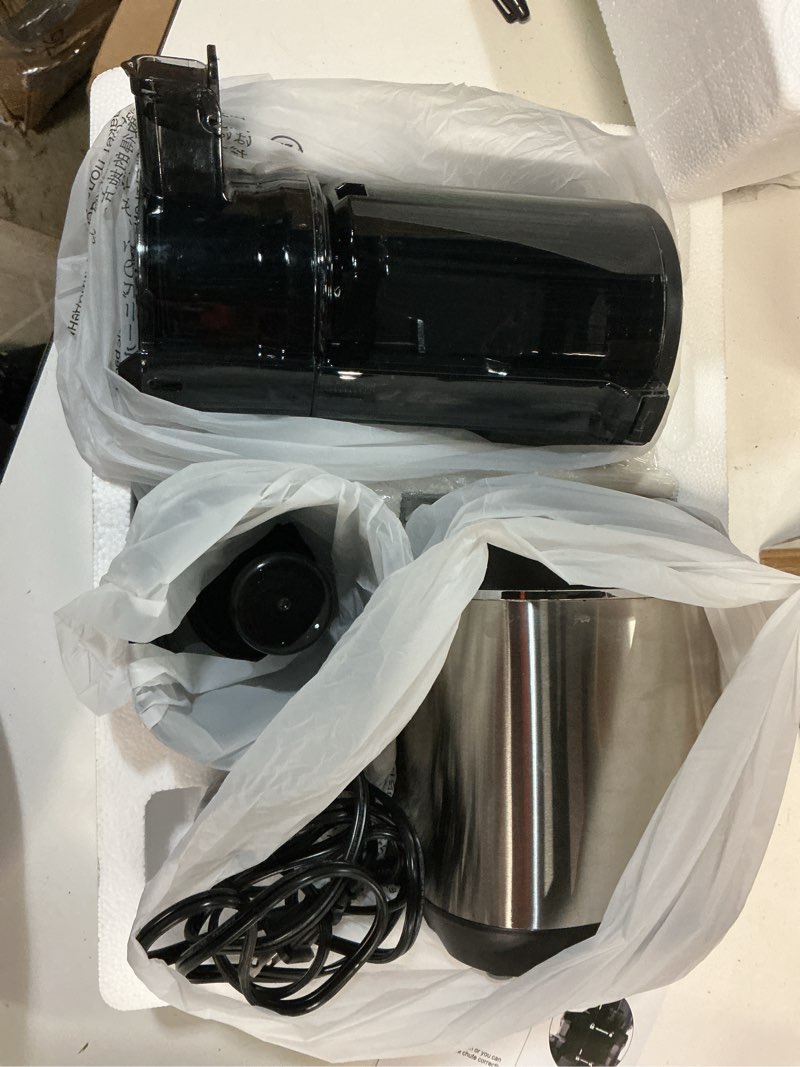Condition photo showing Good Condition for Juicer Machines, 100 Watts Cold Press Juicer with Wide Chute, Slow Masticating Juicers, High Juice Yield fit Whole Fruits & Vegetables, Easy to Clean