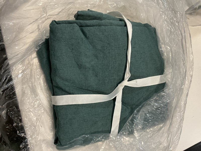 Condition photo showing Good Condition for quince european linen duvet cover, full/queen, ocean
