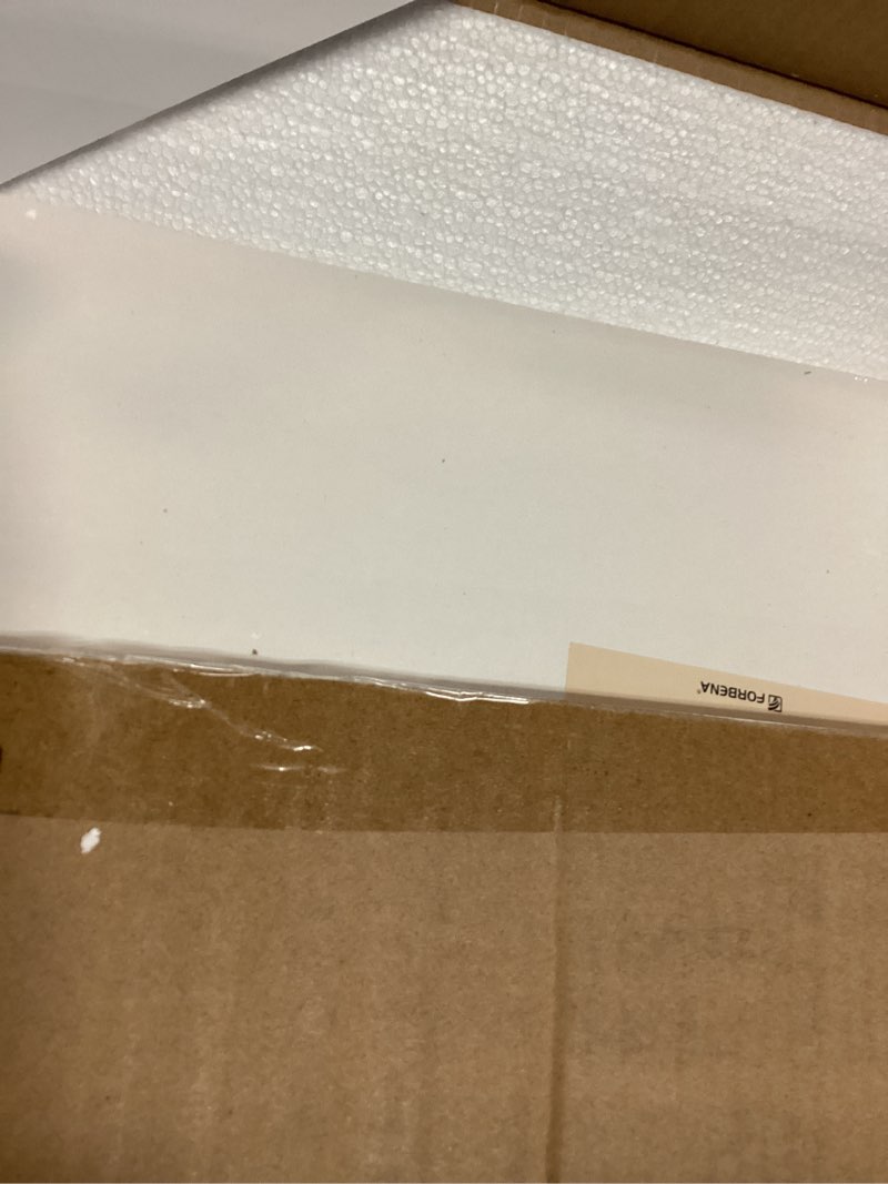 Condition photo showing New/Like New for forbena 24 inch floating shelves for wall decor, white wall book shelves for bedroom, large long deep hanging shelves for bathroom office laundry living room kitchen closet storage - set of 3 23.6 inch white