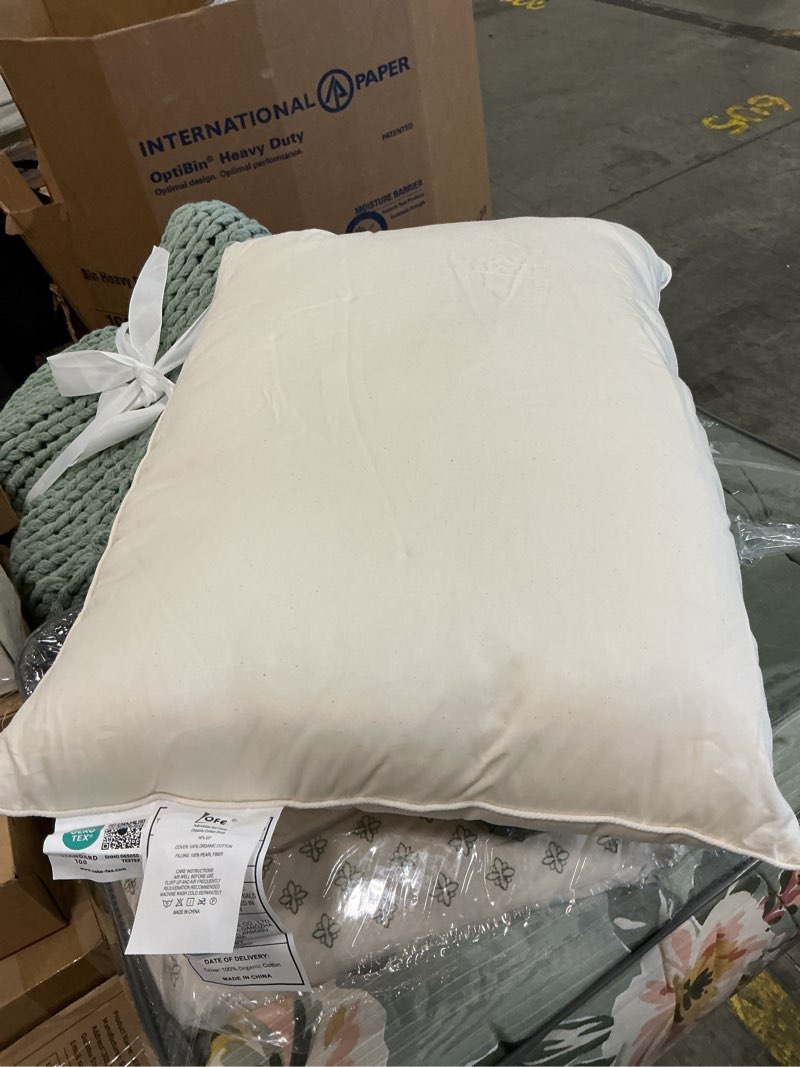 Condition photo showing As Is for standard 100 oekontex brand pillow soft 