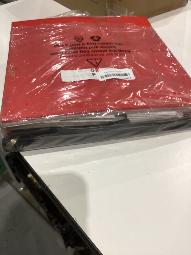 Condition photo showing New/Like New for Mrrihand Christmas Ornament Storage Box, Xmas Decoration Organizer with Adjustable Dividers - Storage Container Keeps 128 Holiday Ornaments 3-Inch, Dual Zipper Closure, 600D Tear-Proof Material(Red)