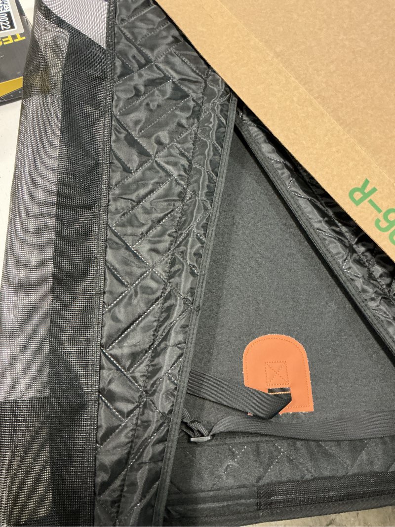 Condition photo showing As Is for similar ellini dog car seat cover for back seat, hard bottom back seat extender for dogs, holds 400lbs, 600d heavy duty scratch-proof waterproof dog hammock for car, suv car/suv/small truck