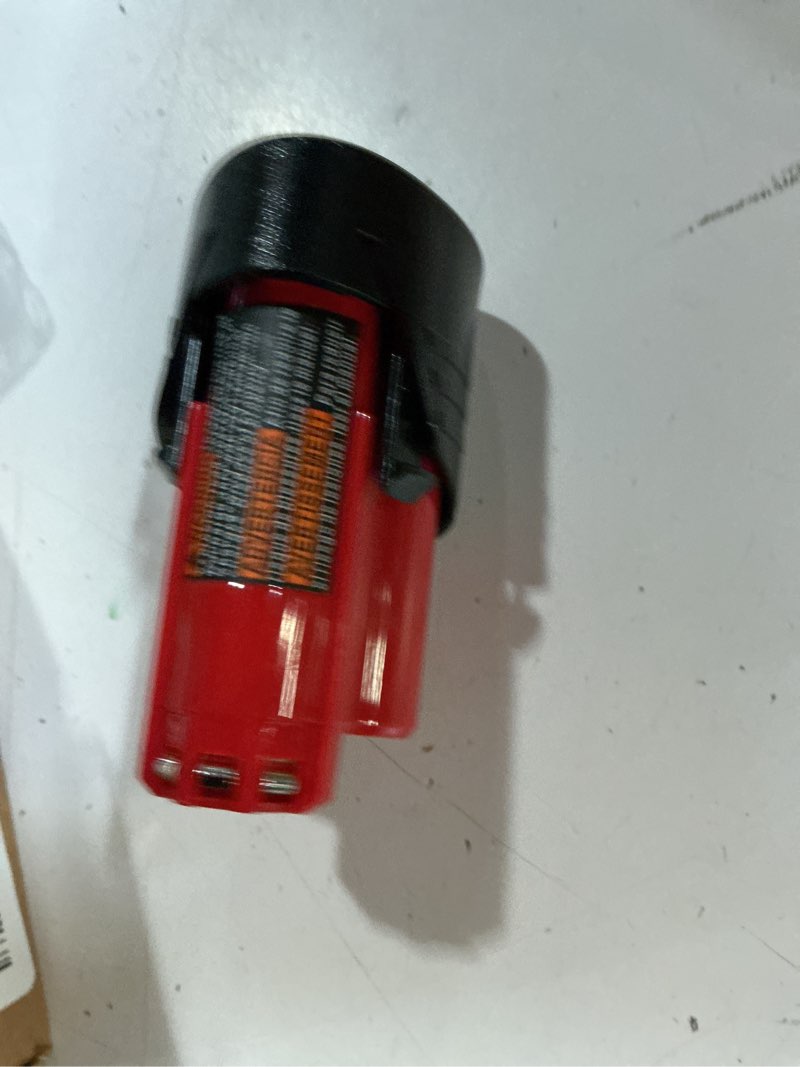Condition photo showing New/Like New for ?upgraded? 12v 4000mah battery compatible for milwaukee 48-11-2425 48-11-2412 48-11-2450 48-11-2440 2407-20 2457-20 48-11-2420 48-11-2401? 48-11-2460 2462-20 for heated jacket gear (2 pack) no led 4.0ah-2 red