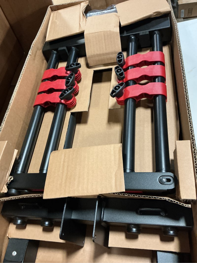 Condition photo showing Good Condition for Tyger Auto TG-RK1B707B Folding Hitch-Mounted Ski/Snowboard Rack Fits 2" or 1.25" Receiver Carries 6 Pair Skis or 4 Snowboards | Key Lock | Security Strap | Vertical Adjustable | Tilt Access