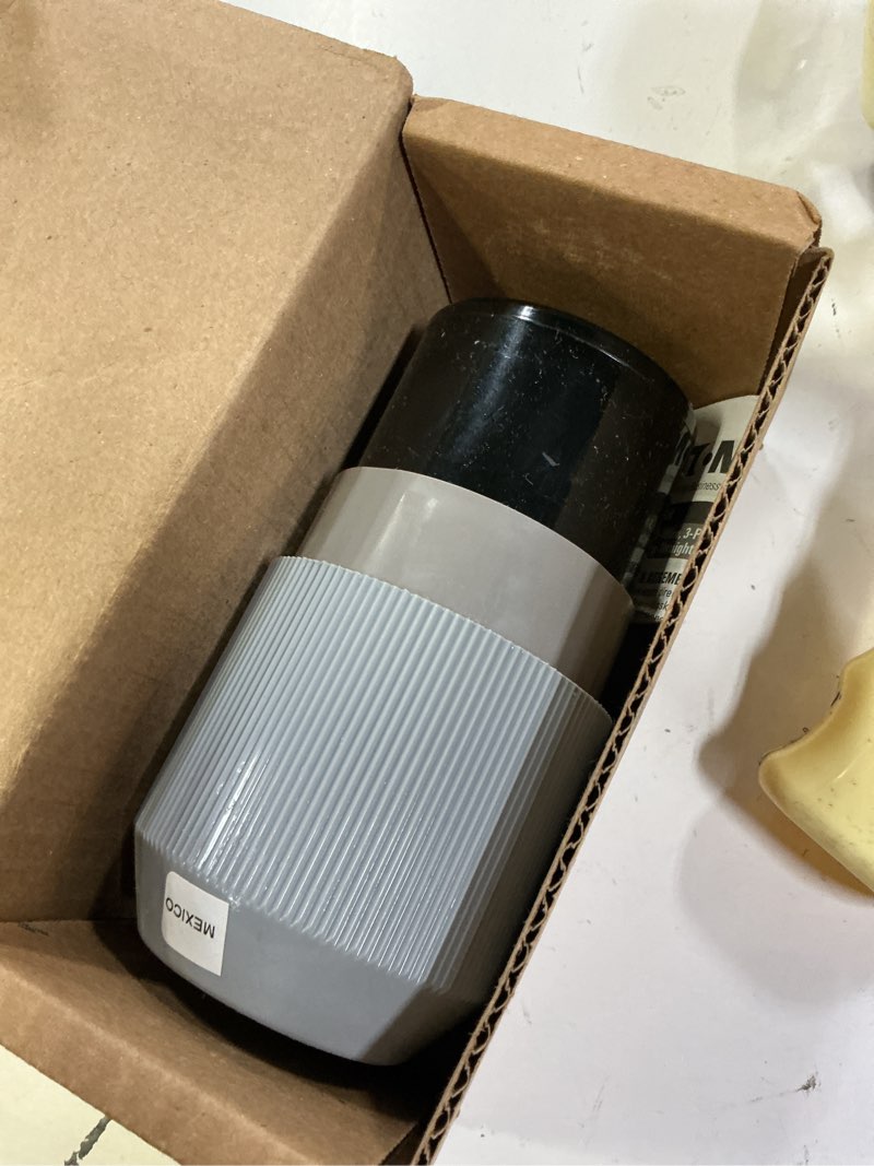 Condition photo showing As Is for eaton 6709n 50 amp 250v 6-50 power connector, gray & black