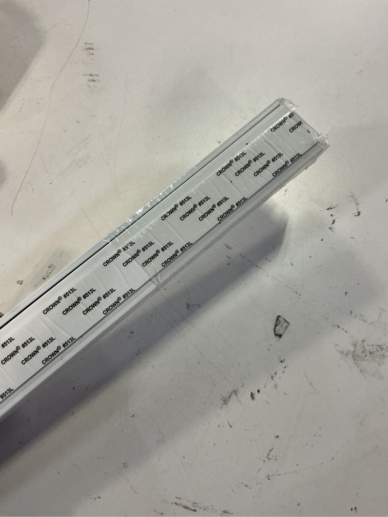 Condition photo showing Good Condition for U Channel Blackout PVC Light Blocking Strips for Roller Blinds Light Gap Blockers Window Shades Side Rail Tracks Bedroom Sleep, Side Tracks for Cordless Blackout Shades (White, 58",2Pcs)