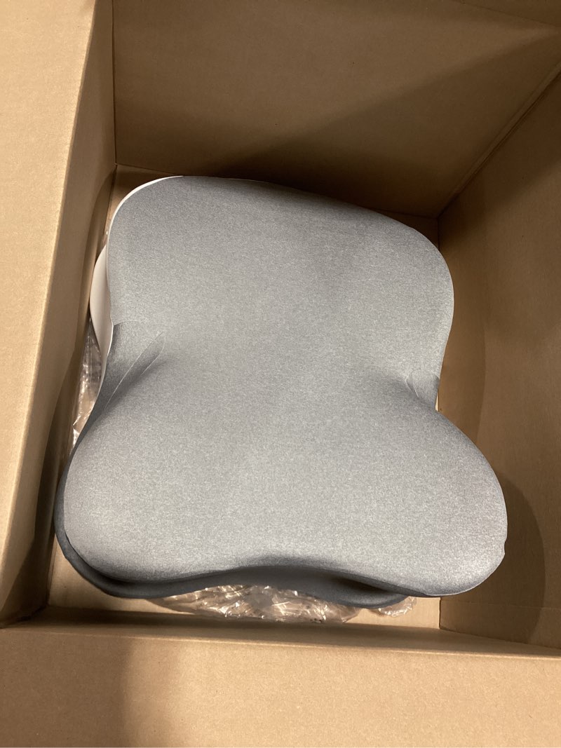Condition photo showing Good Condition for car lumbar support pillow - memory foam back & neck cushion for driving