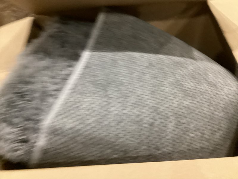 Condition photo showing Good Condition for nefoso shag area rug, 8ft x 10ft soft fluffy area rugs for living room bedroom decor carpet, dark gray