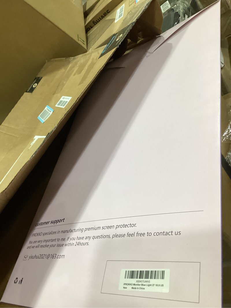 Condition photo showing Good Condition for iprokko 2 pack 27 inch anti-blue light monitor screen protector for 16:9 widescreen, removable anti glare blue light blocking screen filter, anti-uv eye protection pc computer film [washable wipes clean] 2pcs 27inch 16:9
